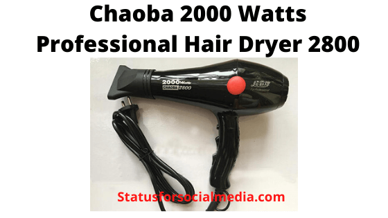 Chaoba 2000 Watts Professional Hair Dryer 2800 - best hair dryer in india 2020